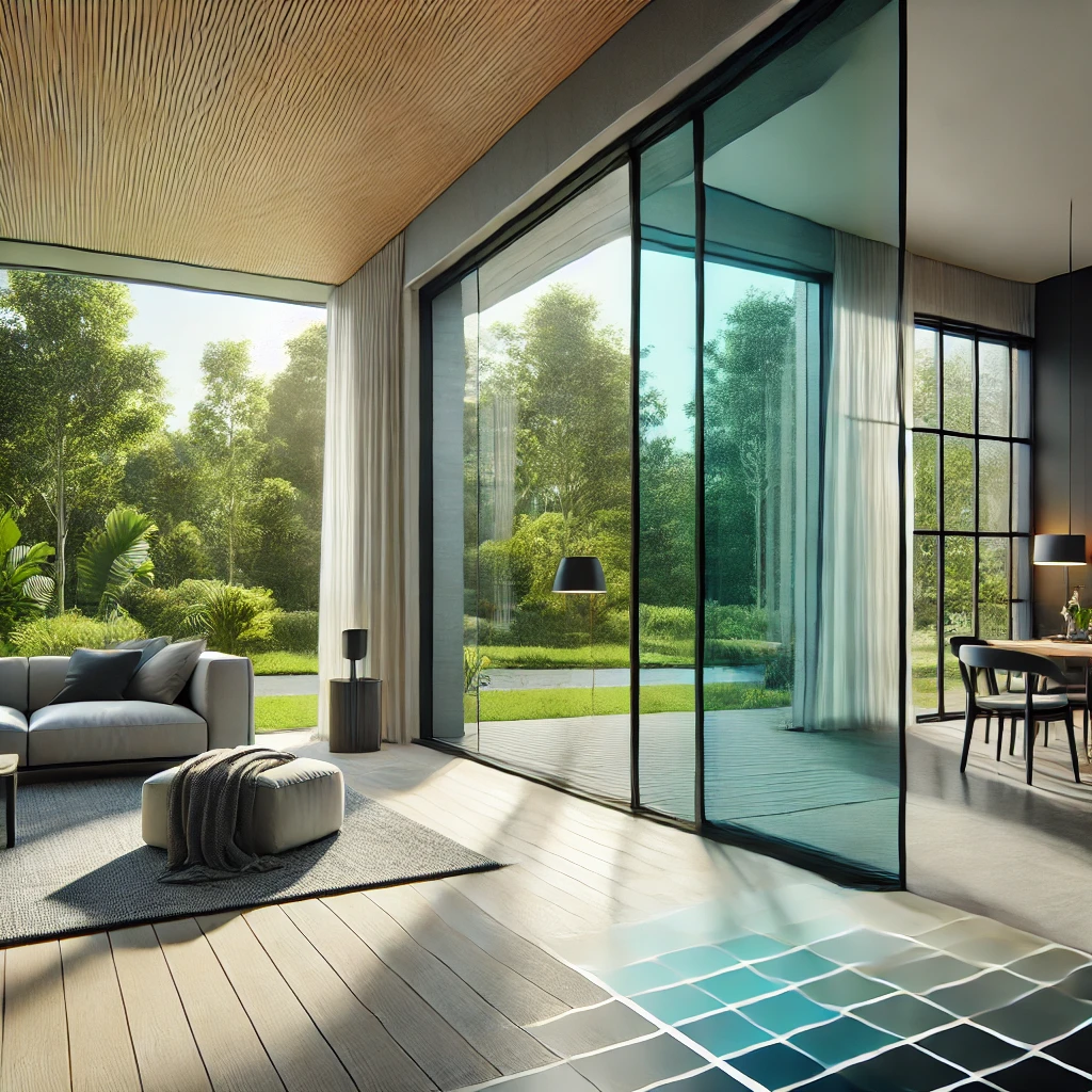 Residential window tinting in Sacramento, showcasing a modern home with tinted windows for UV protection, energy efficiency, and enhanced privacy.